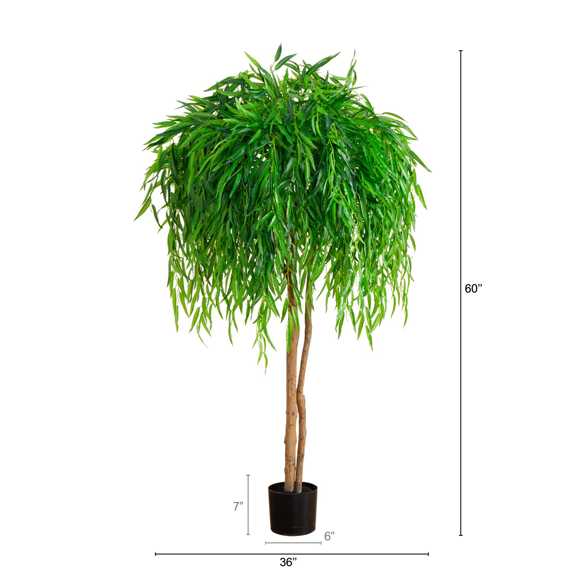 5ft. Real Touch Potted Willow Tree